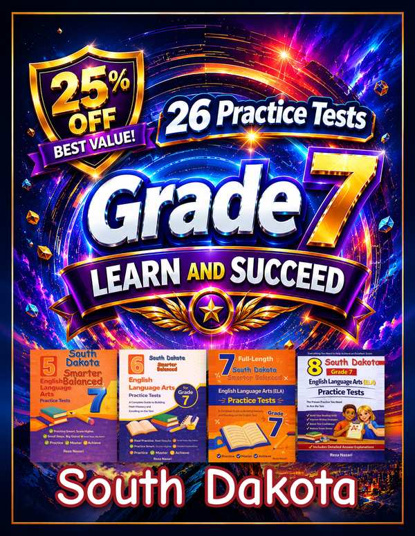 South Dakota Grade 7 ELA Preparation Bundle cover