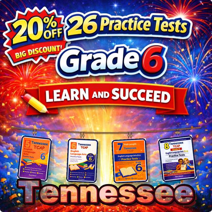 Tennessee Grade 6 ELA Preparation Bundle cover