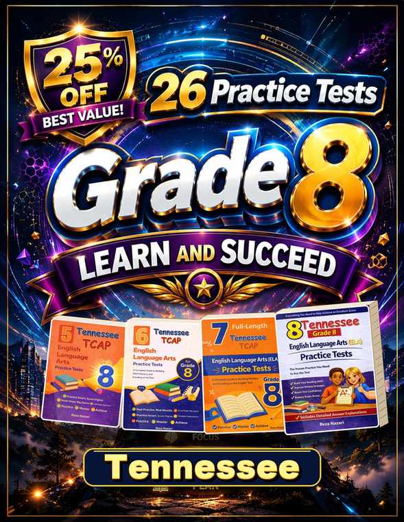 Tennessee Grade 8 ELA Preparation Bundle cover