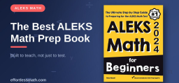 The Best ALEKS Math Prep Book to Place Into the Class You Want