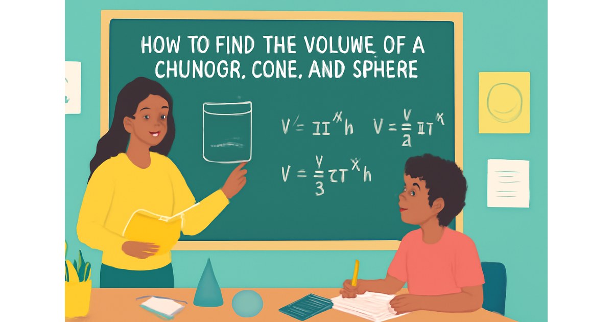 Gre Math Syllabus Volume of a Cylinder, Cone, and Sphere