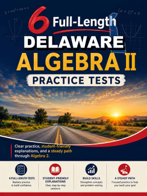 6 Full Length Delaware Algebra II Practice Tests