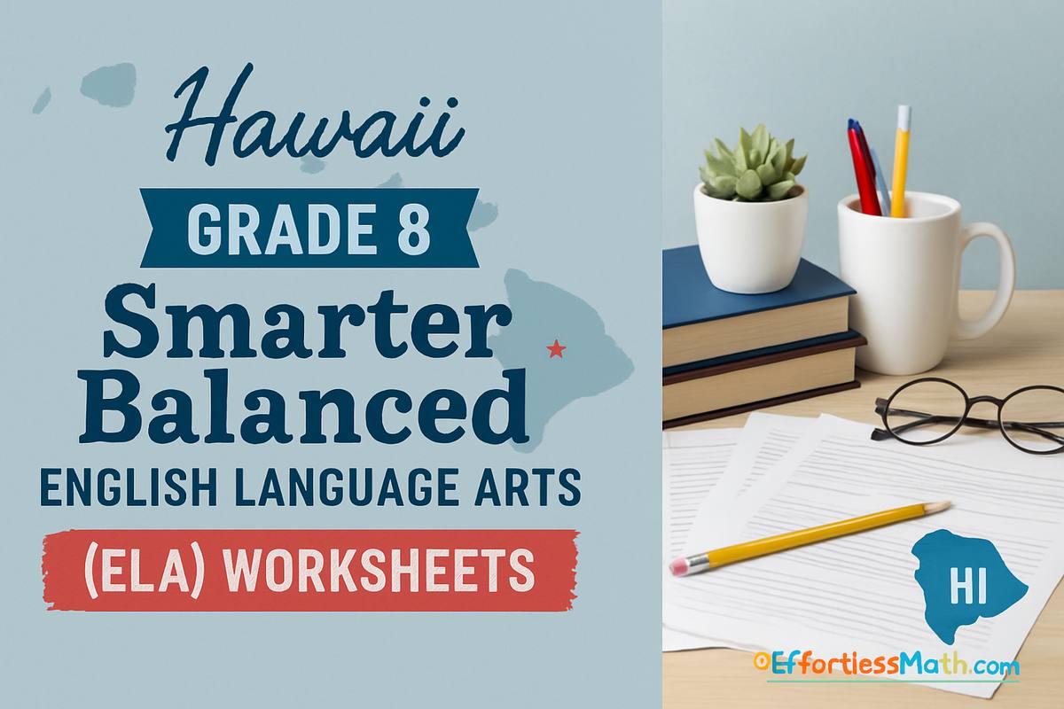 Free Grade 8 English Worksheets for Hawaii Students | Effortless Math