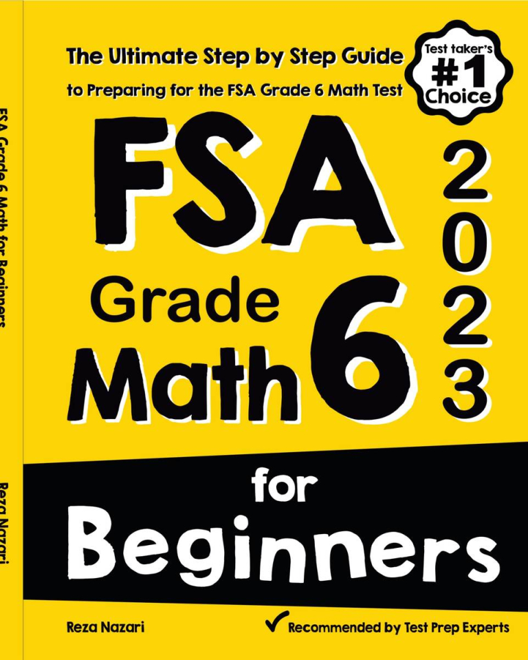 FSA Grade 6 Math for Beginners 2026: The Ultimate Step by Step Guide to Preparing for the FSA Math Test cover