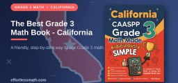 The Best Grade 3 Math Book for California Students