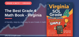 The Best Grade 4 Math Book for Virginia Students