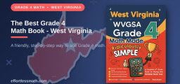 The Best Grade 4 Math Book for West Virginia Students