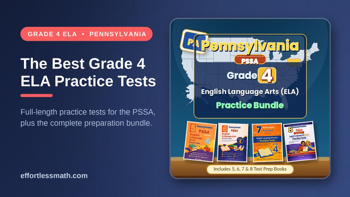 Pa Matho The Best Grade 4 ELA Practice Tests for Pennsylvania Students ...