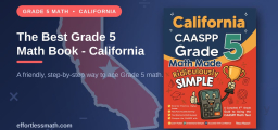 The Best Grade 5 Math Book for California Students