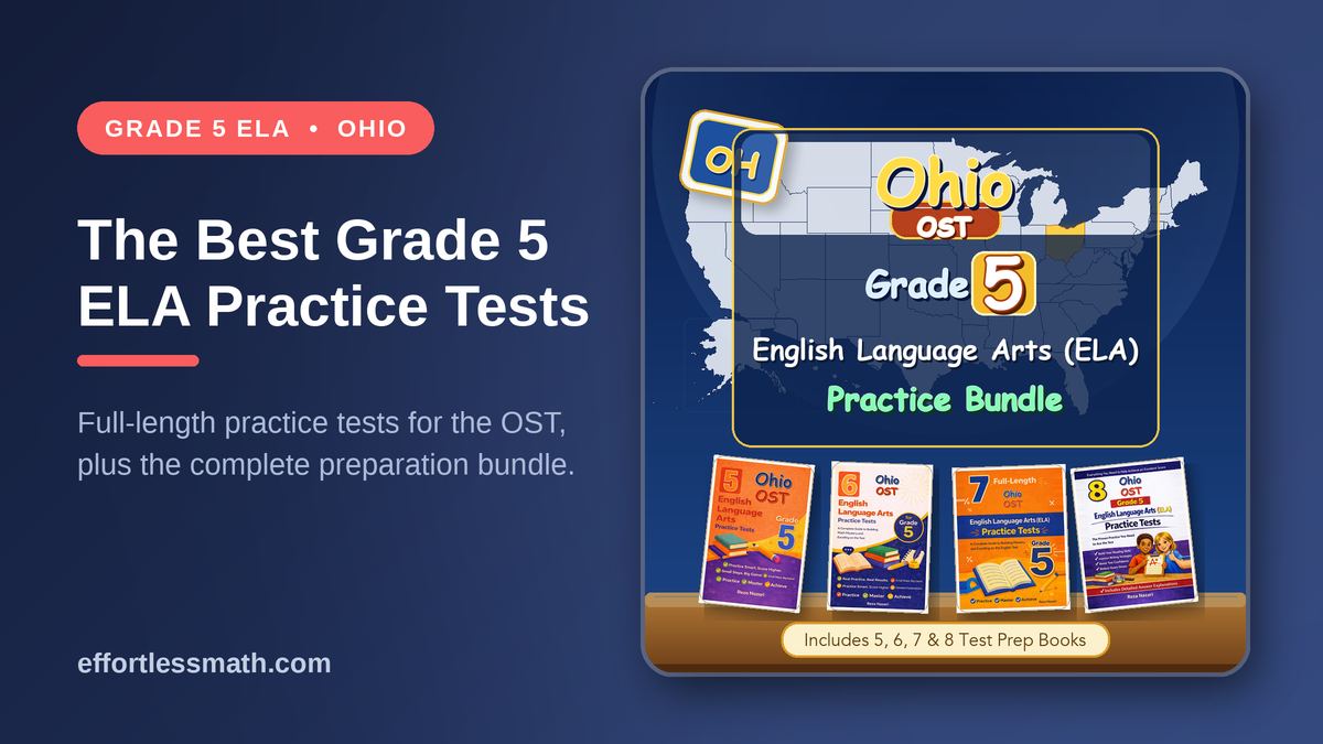 The Best Grade 5 ELA Practice Tests for Ohio Students | Effortless Math