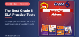 The Best Grade 6 ELA Practice Tests for Alabama Students