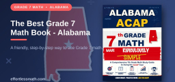 The Best Grade 7 Math Book for Alabama Students