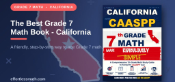 The Best Grade 7 Math Book for California Students