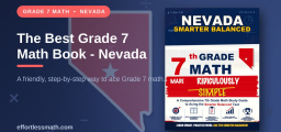 The Best Grade 7 Math Book for Nevada Students