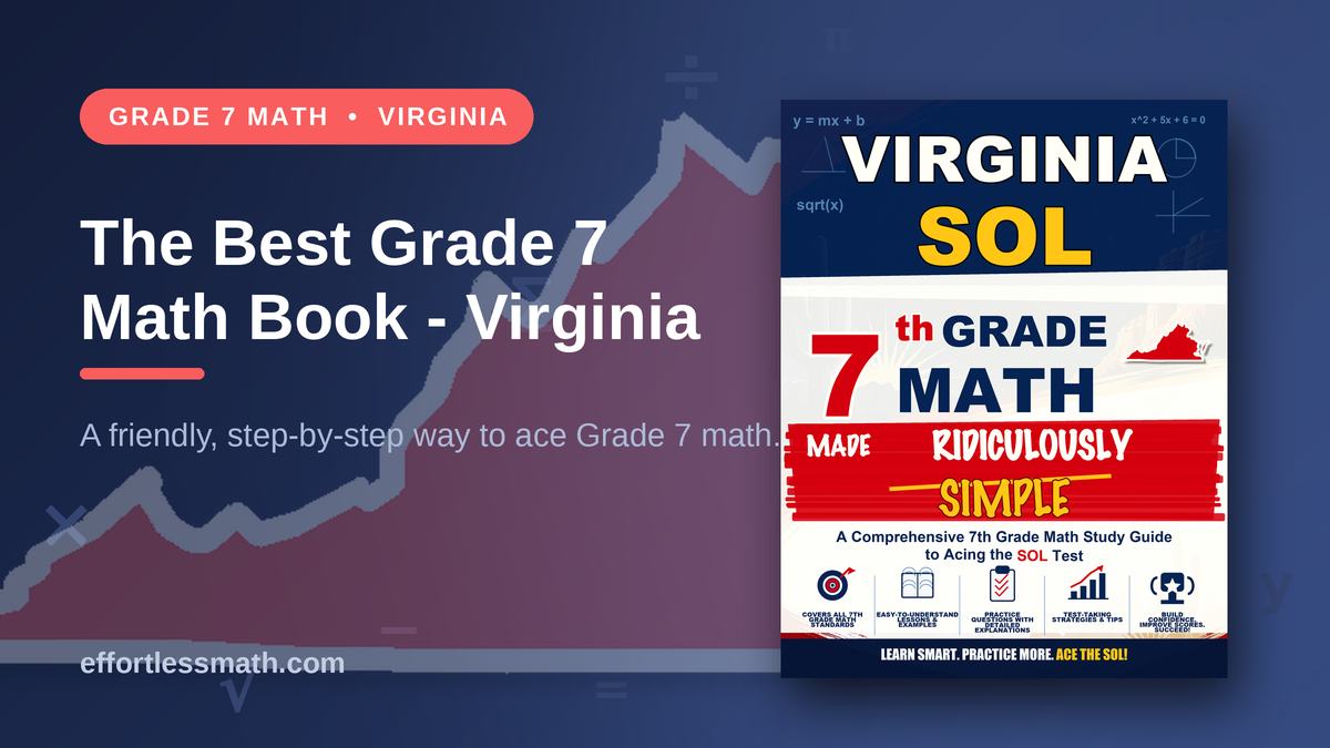 The Best Grade 7 Math Book for Virginia Students | Effortless Math