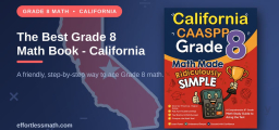 The Best Grade 8 Math Book for California Students