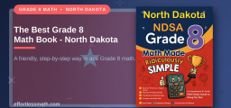 The Best Grade 8 Math Book for North Dakota Students