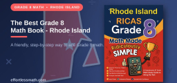 The Best Grade 8 Math Book for Rhode Island Students