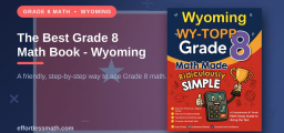 The Best Grade 8 Math Book for Wyoming Students