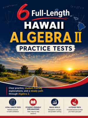 6 Full Length Hawaii Algebra II Practice Tests