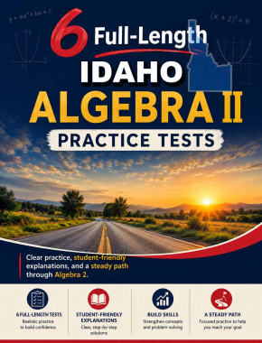 6 Full Length Idaho Algebra II Practice Tests