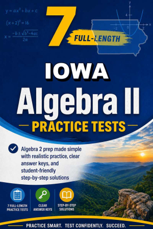 7 Full Length Iowa Algebra II Practice Tests