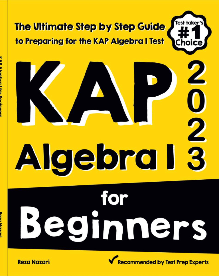 KAP Algebra I for Beginners 2026: The Ultimate Step by Step Guide to Acing KAP Algebra I cover