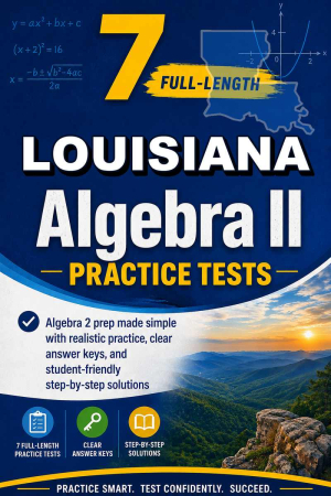 7 Full Length Louisiana Algebra II Practice Tests