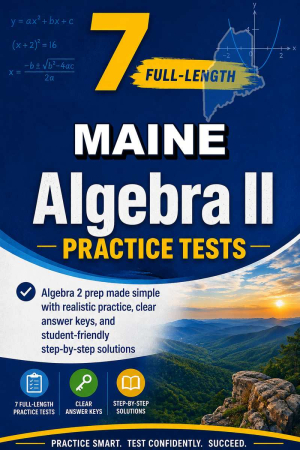 7 Full Length Maine Algebra II Practice Tests