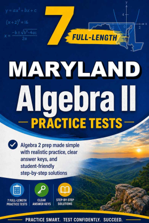 7 Full Length Maryland Algebra II Practice Tests
