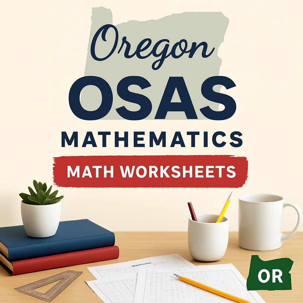 Free Grade 3 Math PDFs for Oregon OSAS: 49 Single-Skill Worksheets with ...