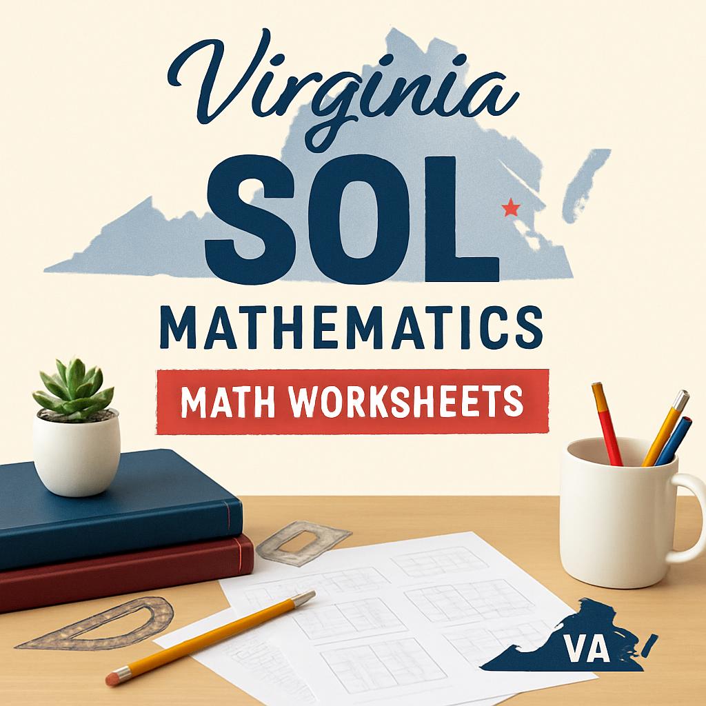 49 Free Grade 3 Math Worksheets for Virginia SOL Prep, Built Around the ...