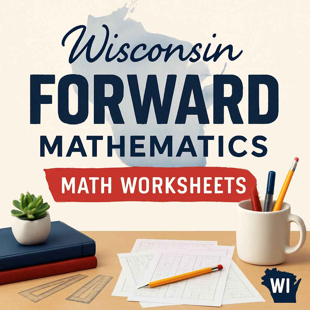 Free Printable Grade 3 Math for Wisconsin FORWARD Students: 49 Single ...
