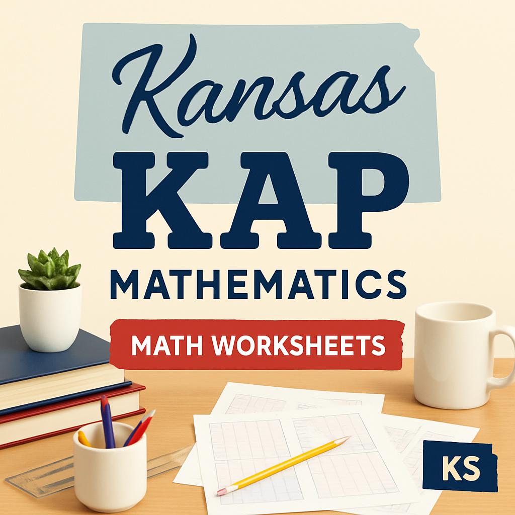 Kansas KAP Grade 5 Math: 49 Free Single-Page Printables, One Skill Each ...