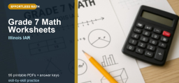 Free Grade 7 Math Worksheets for Illinois Students
