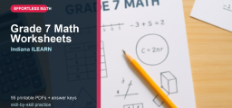 Free Grade 7 Math Worksheets for Indiana Students