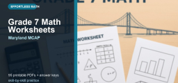 Free Grade 7 Math Worksheets for Maryland Students