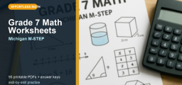 Free Grade 7 Math Worksheets for Michigan Students