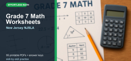 Free Grade 7 Math Worksheets for New Jersey Students