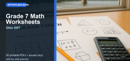 Free Grade 7 Math Worksheets for Ohio Students