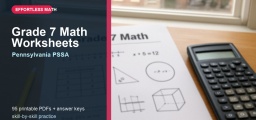 Free Grade 7 Math Worksheets for Pennsylvania Students