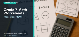 Free Grade 7 Math Worksheets for Rhode Island Students
