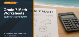 Free Grade 7 Math Worksheets for South Carolina Students