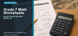 Free Grade 7 Math Worksheets for South Dakota Students