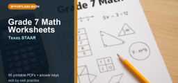 Free Grade 7 Math Worksheets for Texas Students