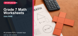 Free Grade 7 Math Worksheets for Utah Students