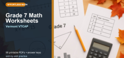 Free Grade 7 Math Worksheets for Vermont Students