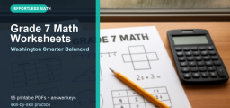 Free Grade 7 Math Worksheets for Washington Students