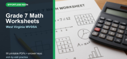 Free Grade 7 Math Worksheets for West Virginia Students