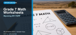 Free Grade 7 Math Worksheets for Wyoming Students